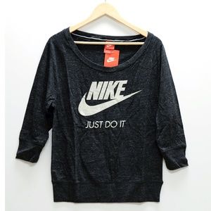 Nike Vintage Style Gym Pullover Sweatshirt Sz M